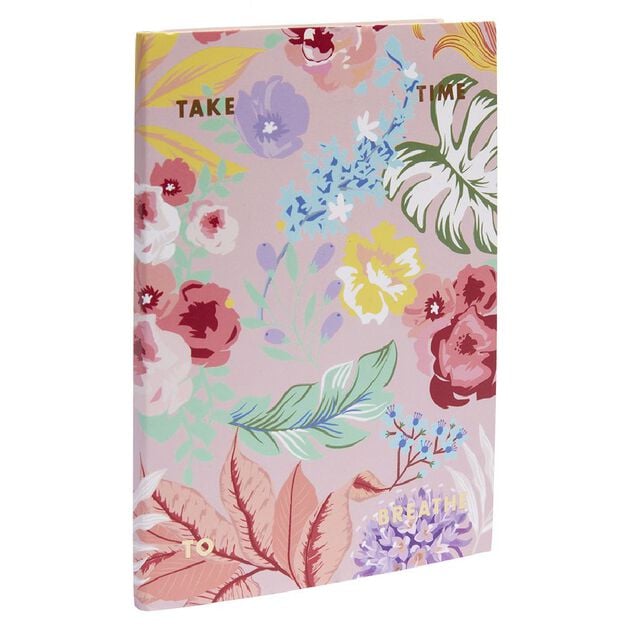 Notes repositionnables motif floral 80 pages