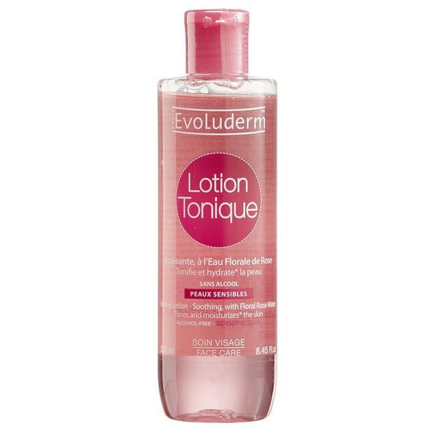 Lotion tonique Evoluderm peaux sensibles 250 ml