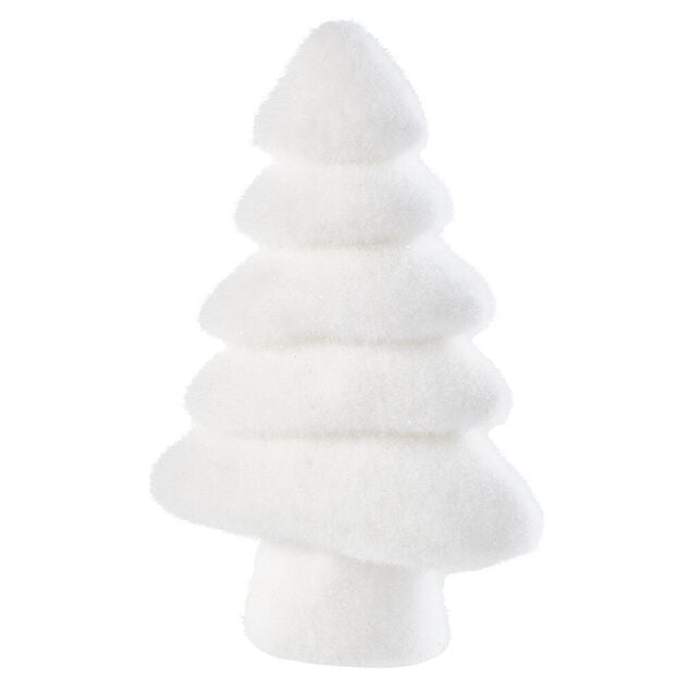 D&eacute;coration sapin de No&euml;l blanc