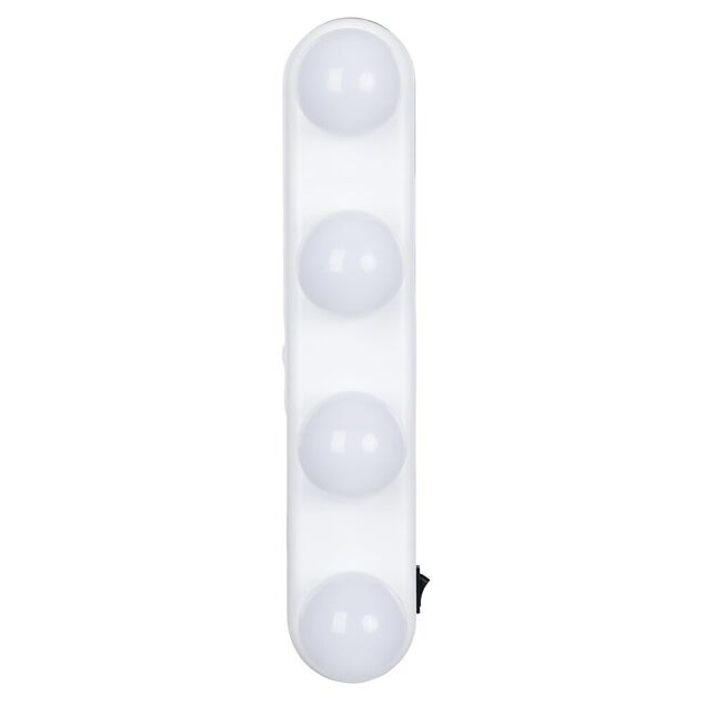 Lampe de miroir 4 spots blanc