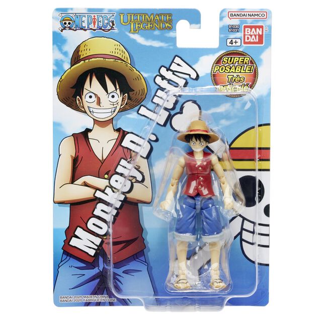 Figurine One Piece Monkey Luffy articul&eacute; H12cm