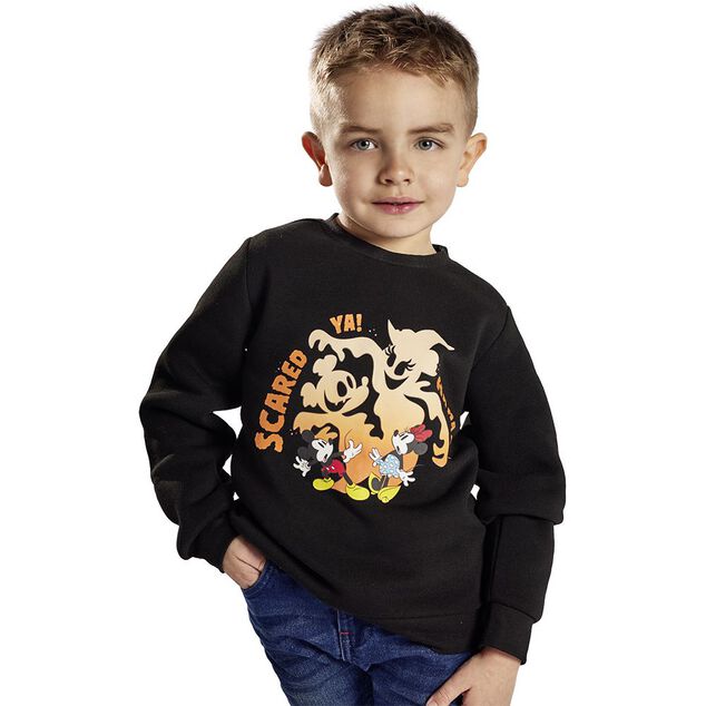 Pull enfant Disney Halloween Mickey phosphorescent 7/10ans