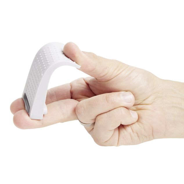 Bloc porte plastique gris x2 4x9cm