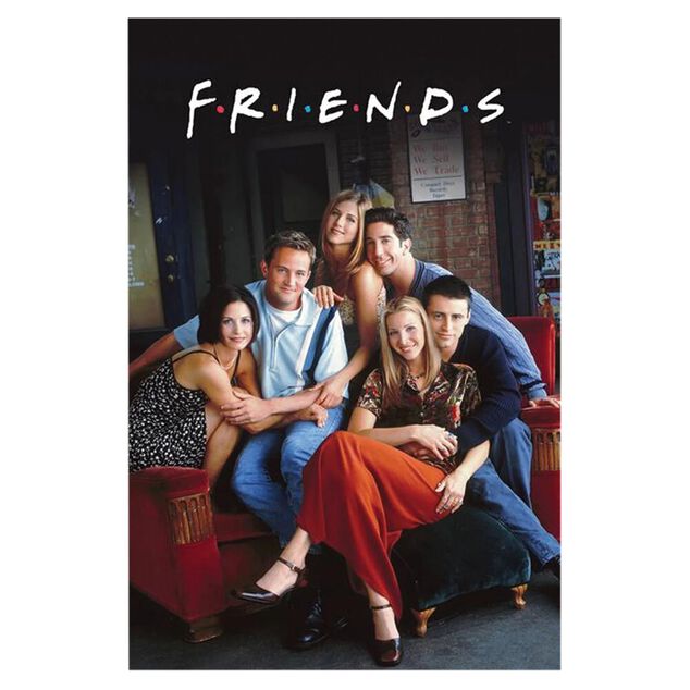 Poster acteurs Friends à Central Perk 91,5x61cm