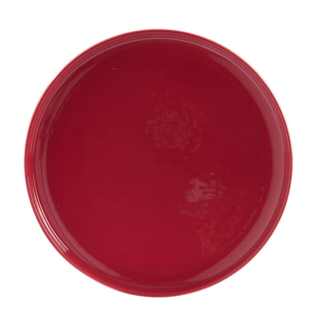 Assiette &agrave; dessert ronde Oslo rouge &Oslash;19cm