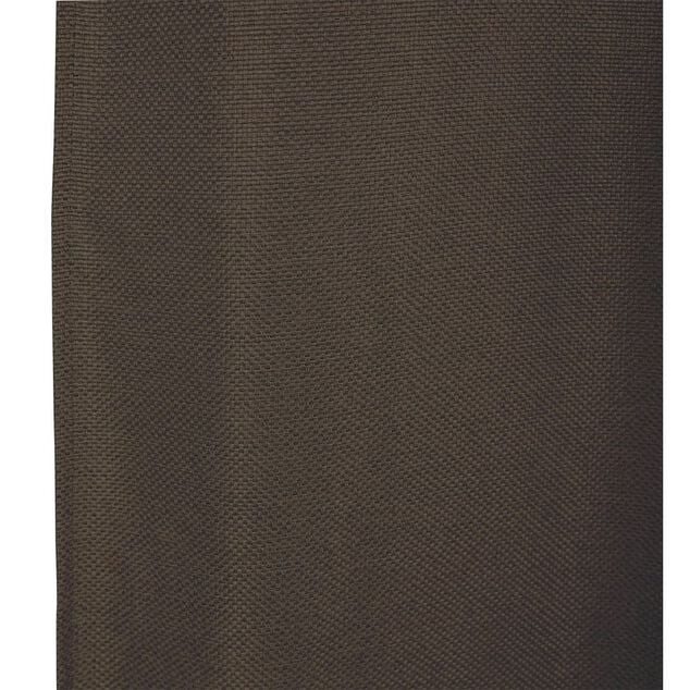 Rideau occultant effet tramé marron 140x240cm