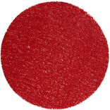 Set de table rond pvc effet spaghetti rouge uni &oslash;38 cm