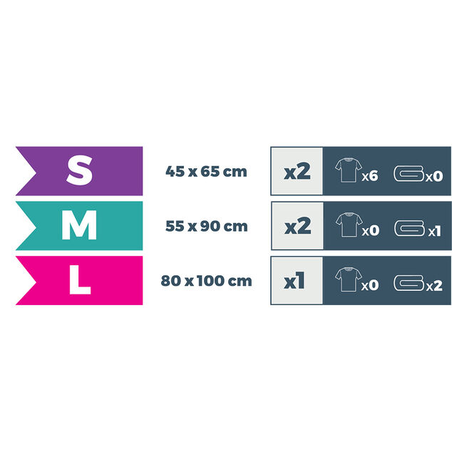 Housse de rangement vide air x5
