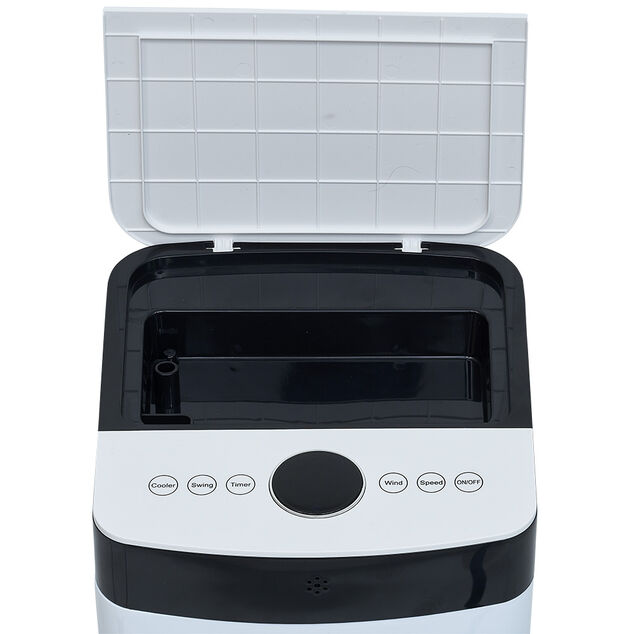 Rafra&icirc;chisseur d'air 4L &agrave; t&eacute;l&eacute;commande 80W - 26,5x23xH58cm