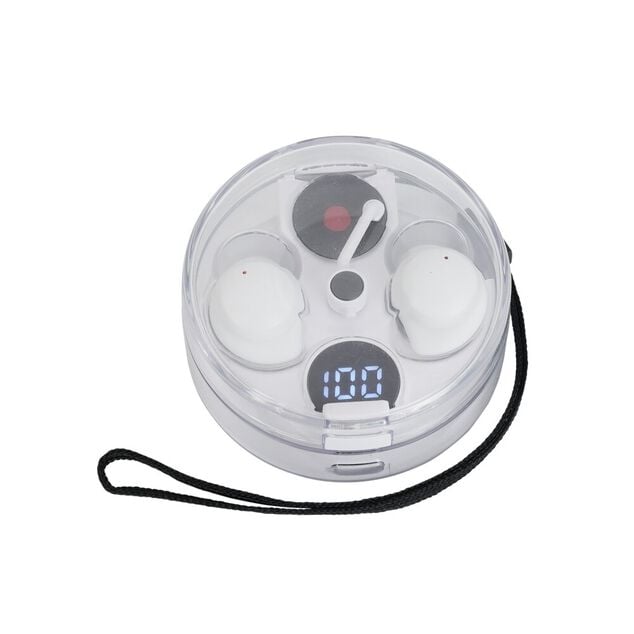 &Eacute;couteurs bluetooth ABS et plastique &Oslash;6,6cm - 2 coloris