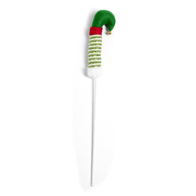 Jambe lutin No&euml;l &agrave; planter H56cm (2mod&egrave;les)
