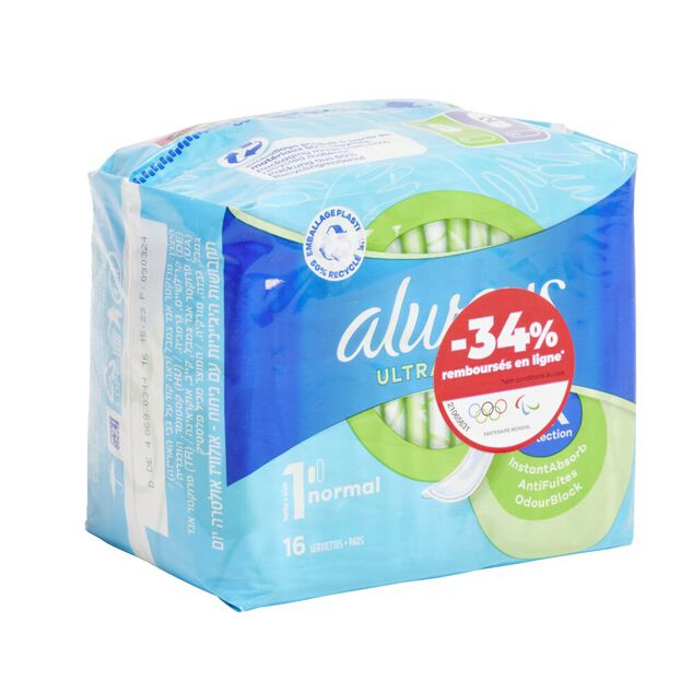 Serviette hygiénique x16 Always ultra jour normal