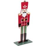 Soldat Casse-Noisette rouge d&eacute;co de No&euml;l &agrave; poser