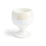 Bougie verre de vin bas c&eacute;ramique et verre 9H - 3 mod&egrave;les