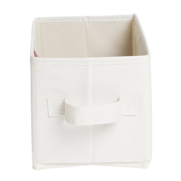 Pani&egrave;re de rangement pour Box Cube beige 31x15xH15cm