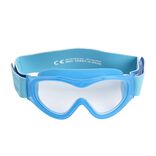 Masque de natation b&eacute;b&eacute; plastique bleu 15x7xH4cm