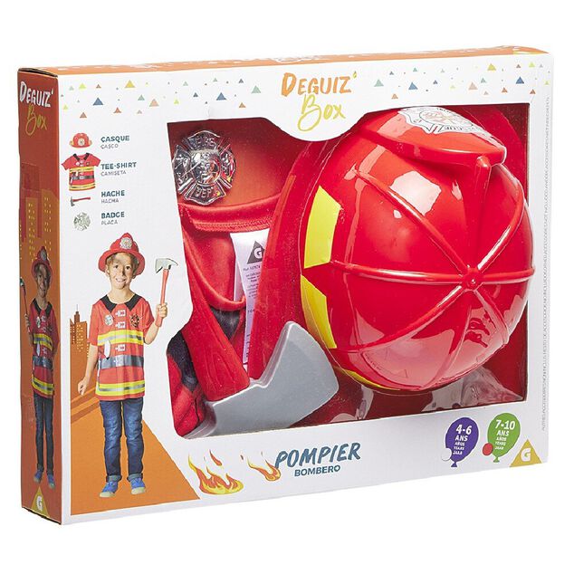 Deguiz'box d&eacute;guisement Pompier - 4/6 ans