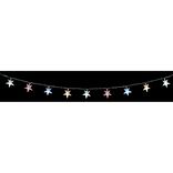 Guirlande électrique étoiles multicolores fixe L. 1 m