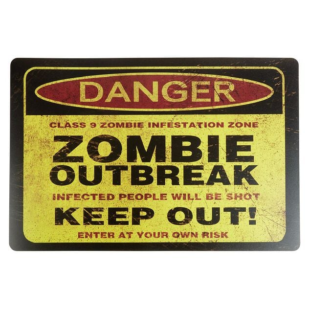 Set de table zombie