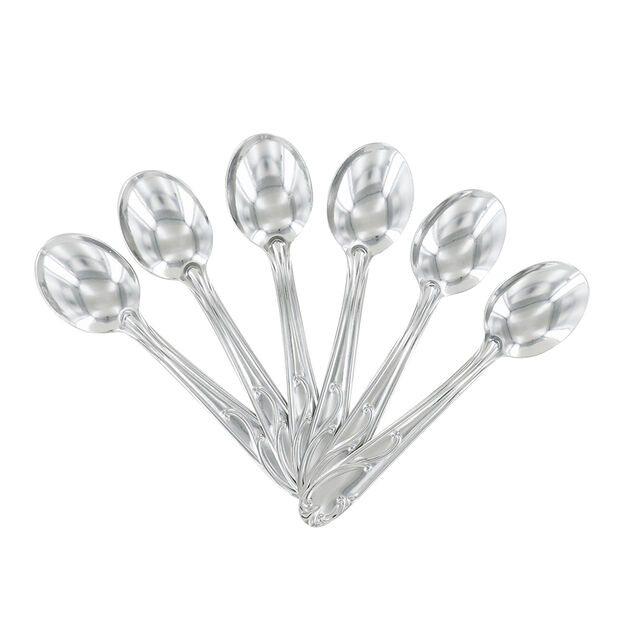 Lot de 6 cuill&egrave;res &agrave; moka