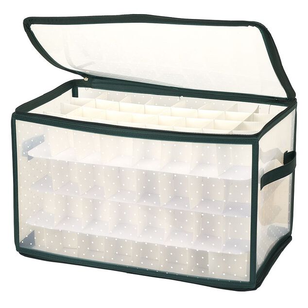 Housse de rangement pour boules de Noël 128 emplacements