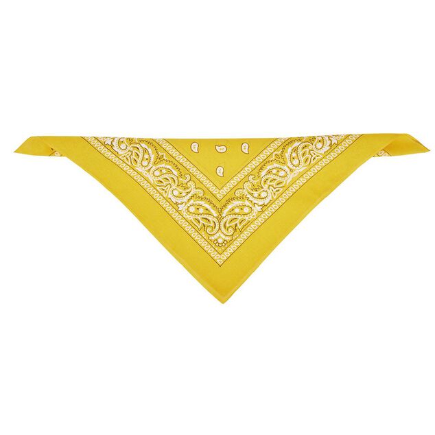 Bandana motif paisley coloré 100% coton 53x53cm