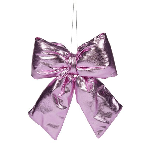 Noeud de No&euml;l iris&eacute; &agrave; suspendre H14cm (3 mod&egrave;les)