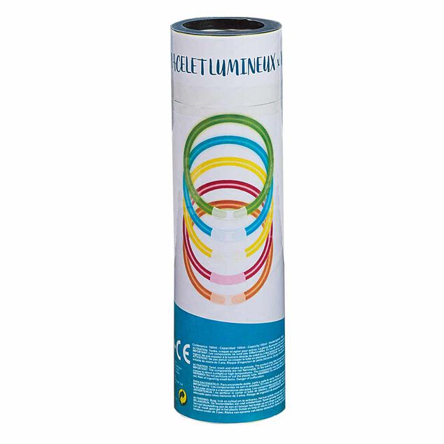 Bracelet festif lumineux multicolore x100