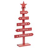 Sapin de Noël à poser en bois