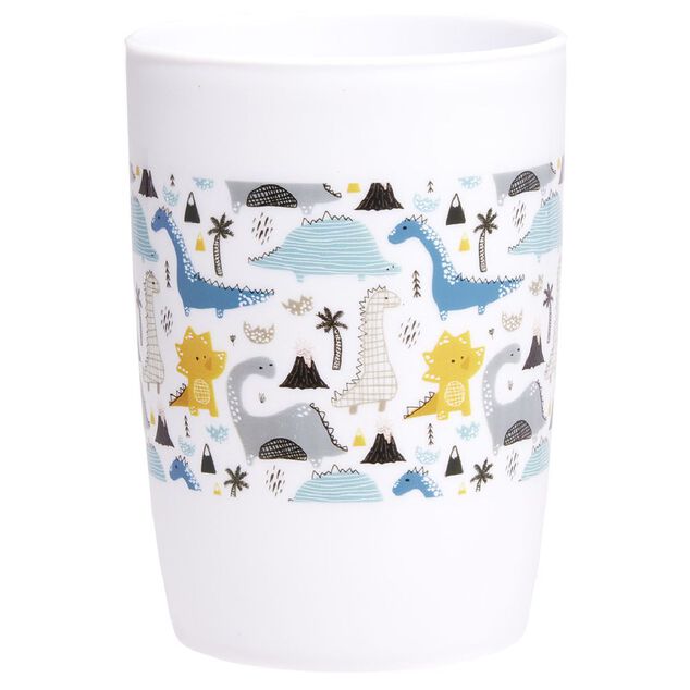 Gobelet motif dinosaure Ø7xH9,7cm