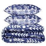 Parure de lit 220x240cm 2 personnes coton à motifs 3 pièces (6 modèles)