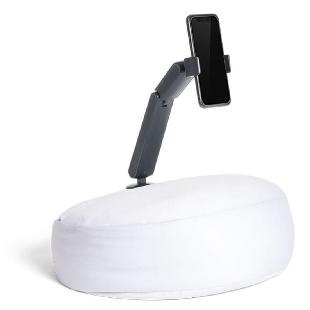 Coussin ergonomique avec support porte-t&eacute;l&eacute;phone