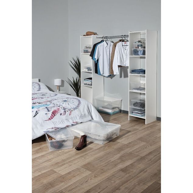 Bo&icirc;te de rangement transparente 18 L