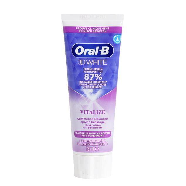 Dentifrice Oral-B 3D White Vitalizing Fresh 75ml
