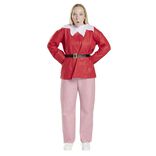 Déguisement Noël adulte lutin rouge et blanc S/M ou L/XL