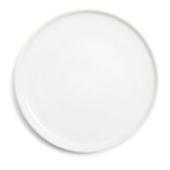 Assiette plate Oslo en gr&egrave;s blanc &Oslash;27cm