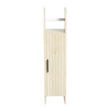 Meuble WC en bois 1 emplacement rouleau et 1 porte 20x18xH78,5cm