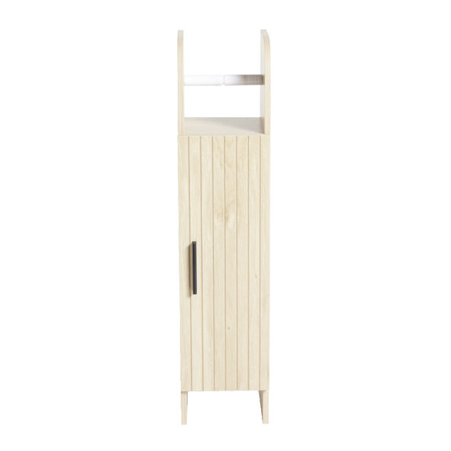 Meuble WC en bois 1 emplacement rouleau et 1 porte 20x18xH78,5cm