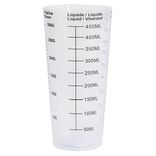 Verre doseur en plastique blanc