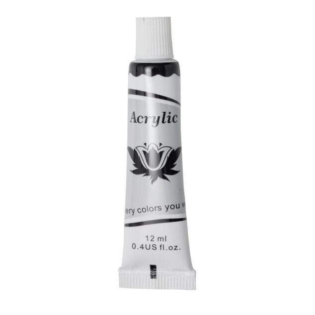 Tube de peinture x12 acrylique 12ml