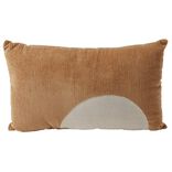 Coussin d&eacute;co sun c&ocirc;tel&eacute; 30x50cm terracotta