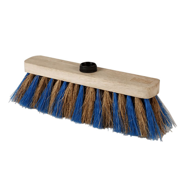 T&ecirc;te de balai en fibre de coco z&eacute;br&eacute;e