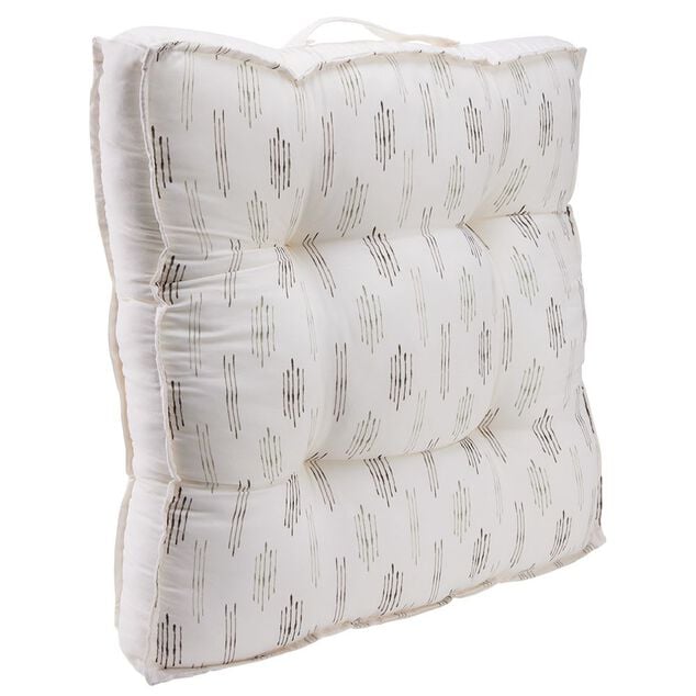 Coussin de sol motif tropical ou uni 50x50cm