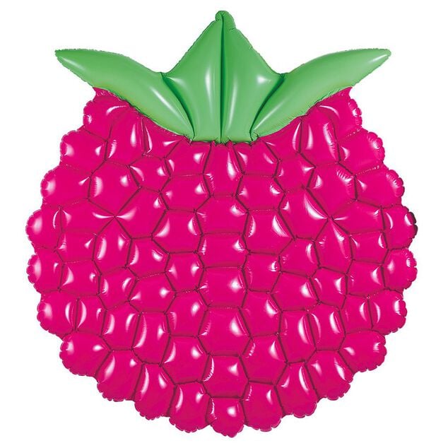 Matelas gonflable framboise