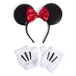 Serre-t&ecirc;te et paire de gants Minnie