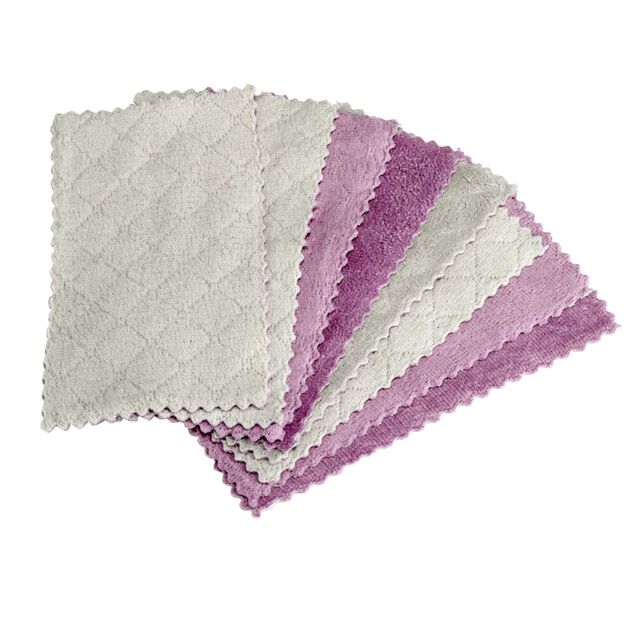 Lot de 10 chiffons microfibre 13x23,5cm