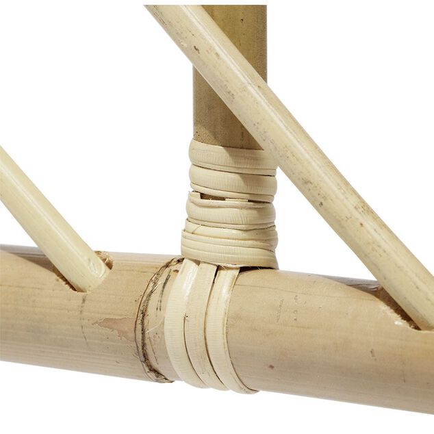 T&ecirc;te de lit &agrave; suspendre Malang rotin naturel - L160xP3xH50 cm