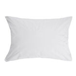 Prot&egrave;ge oreiller tissu bouclette blanc 50x70cm