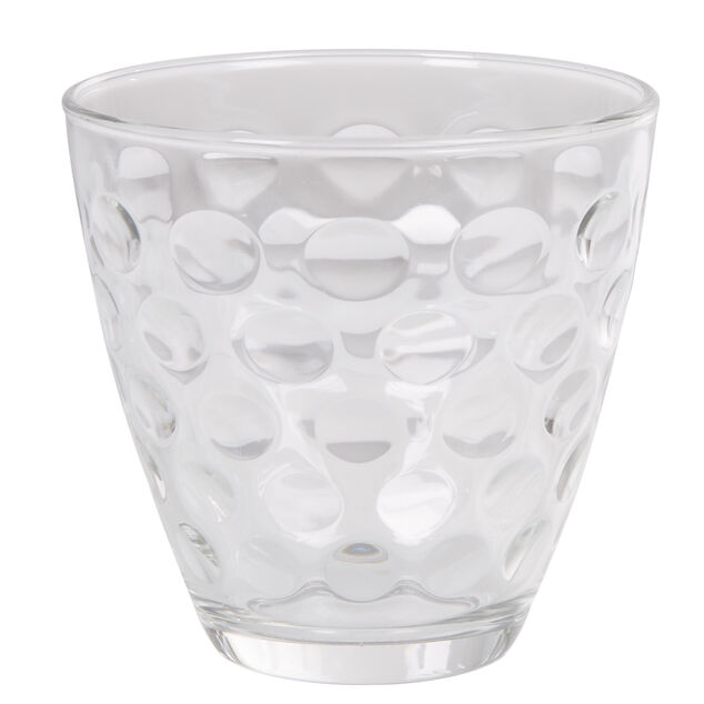 Verre bas Bormioli Rocco Dots x6 verre transparent relief
