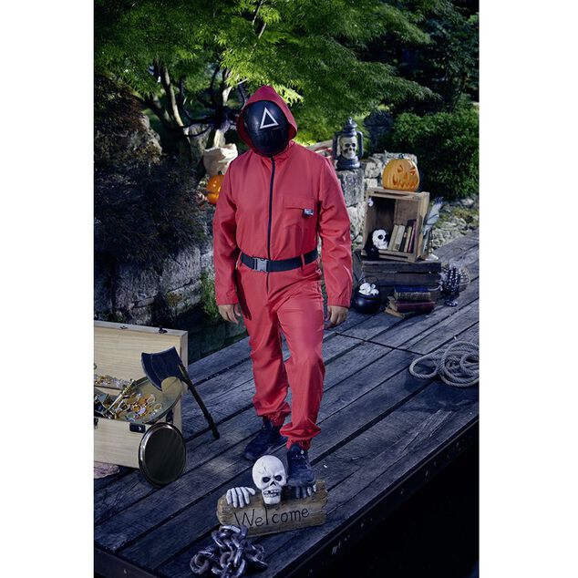 D&eacute;guisement combinaison Squid Game rouge Taille M